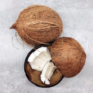 broken coconut